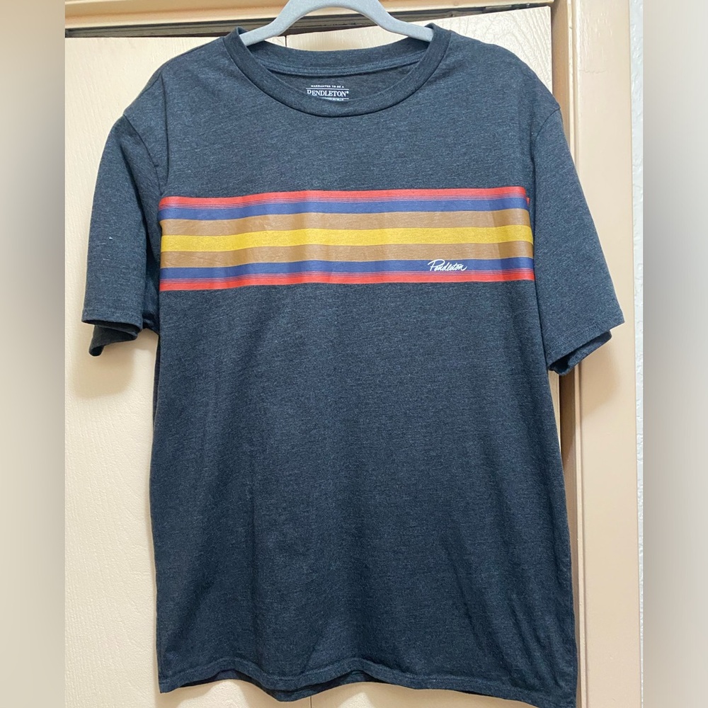 Pendleton Men's Short Sleeve T-Shirt Heathered Gray Size Medium